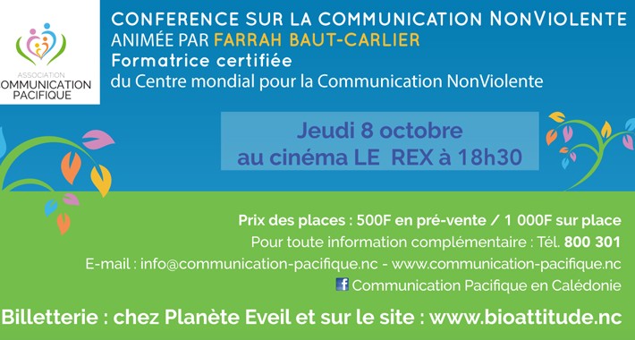 Conférence sur la Communication NonViolente Conférence sur la Communication NonViolente